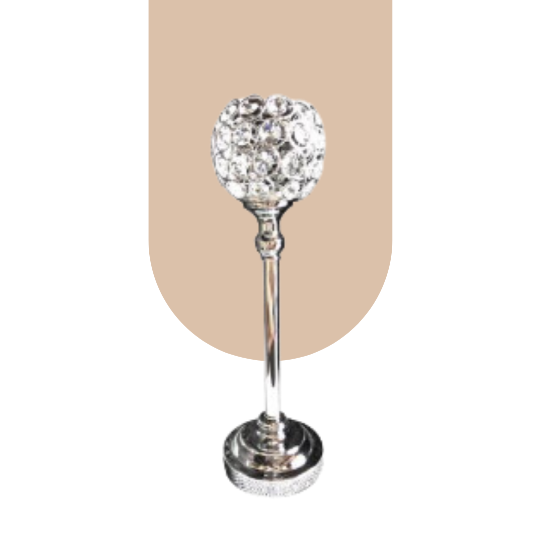  Candle Holder Silver Cup - Tall